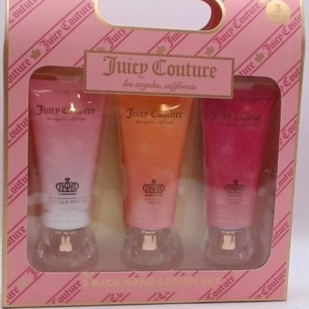Juicy Couture‎ - 3 Pack Hand Lotion, BRAND NEW IN PACKAGE